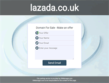 Tablet Screenshot of lazada.co.uk